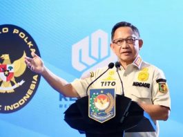 Mendagri Minta Pemda Bentuk dan Kembali Mengaktifkan Tim TPKS FOTO: Menteri Dalam Negeri (Mendagri), Tito Karnavian menghadiri pertemuan kepala daerah di wilayah Maluku dan Nusa Tenggara di Ballroom Merumatta Senggigi Lombok, Kabupaten Lombok Barat, Nusa Tenggara Barat (NTB). Selasa,(19/5/2026). (Dok. Kemendagri)