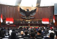 Sidang Paripurna: RUU Polri Jadi Usul Inisiatif DPR FOTO: Sidang Rapat Paripurna DPR RI Gedung Nusantara MPR/DPR/DPD RI, Jakarta, Rabu (20/05/2026). (Seskab)