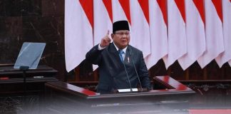 Dari Sidang Paripurna, Presiden Prabowo Pertumbuhan Ekonomi Indonesia Diproyeksi Capai 6,5 persen FOTO: Presiden Prabowo Paparkan Arah Kebijakan Ekonomi Nasional Melalui KEM PPKF 2027 di Sidang Rapat Paripurna DPR RI Gedung Nusantara MPR/DPR/DPD RI, Jakarta, Rabu (20/05/2026). (Sumber: BPMI Setpres)