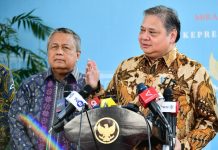 Per 1 Juni 2026: Ekspor Batu Bara dan Kelapa Sawit Lewat Pintu PT DSI FOTO: Menteri Koordinator (Menko) Bidang Perekonomian, Airlangga Hartarto saat memberikan keterangan pers pada kesempatan lainnya. (Dok Seskab)