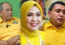 Walau Mengerucut 2 Nama, Pengamat: Bisa Saja Terjadi Perubahan, Muncul Kompromi Baru FOTO: Ilham Arief Sirajuddin, Andi Ina Kartika Sari dan Munafri Arifiddin calon ketua Golkar Sulsel. (Dok Ideatimes)
