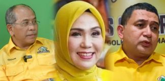 Walau Mengerucut 2 Nama, Pengamat: Bisa Saja Terjadi Perubahan, Muncul Kompromi Baru FOTO: Ilham Arief Sirajuddin, Andi Ina Kartika Sari dan Munafri Arifiddin calon ketua Golkar Sulsel. (Dok Ideatimes)