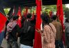 May Day: LMND Makassar Serukan Evaluasi Total Kebijakan Pemerintah, Desak Copot Kepala BGN FOTO: Liga Mahasiswa Nasional untuk Demokrasi (LMND) Kota Makassar menggelar aksi unjuk rasa dalam momentum Hari Buruh Internasional (May Day) dan menyambut Hari Pendidikan Nasional (Hardiknas) di depan Kantor Gubernur Sulawesi Selatan. Jumat (1/5/2026)