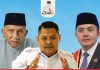 Tak Mencerminkan Negarawan, Logis 08 Minta Amien Rais Lebih Bijak dan Segera Minta Maaf Ket: Klose foto Ketua Umum Logis 08 Anshar Ilo (tengah) Amien Rais dan Seskab Teddy**