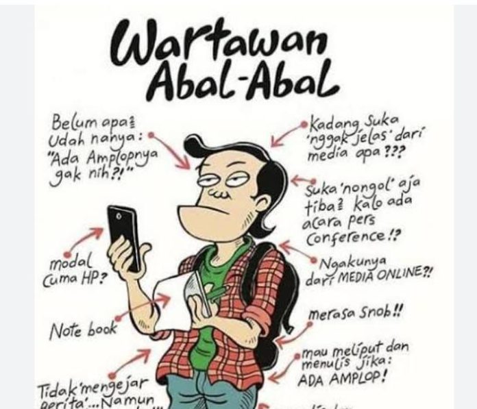 FOTO: Ilustrasi Wartawan abal-abal. (Istimewa) 