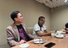 IAS dapat Suntikan Kekuatan, BARAK 145 Siap Kawal di Musda Golkar Sulsel FOTO: Paling kiri Andi Aswan dan Ketua Umum BARAK 145, Illank Radjab. (Istimewa)