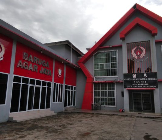 Trauma Masa Lalu dan Tak Mau Ambil Resiko, Pengurus KONI Makassar Mundur Berjamaah FOTO: Gedung Sekretariat KONI Kota Makassar. (Istimewa)