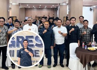 Kantongi Dukungan 25 DPK dan DPC, Muh. Khaidir Mu’tashim Terpilih sebagai Formatur Ketua Umum DPP KEPMI Bone FOTO: Dewan Pengurus Pusat Kesatuan Pelajar Mahasiswa Indonesia (DPP KEPMI) Bone sukses menggelar Kongres XXI, berlangsung di Gedung AAS Building pada 9 Mei 2026 dan rangkaian sidang kongres dilaksanakan selama tiga hari, mulai 10 hingga 12 Mei 2026.