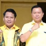 AMPG Selayar Dorong Basli Ali Calon Ketua DPD Golkar Sulsel FOTO: Ketua AMPG Kabupaten Kepulauan Selayar, Devi Zulkifli dan H. Muh Basli Ali. (Istimewa)