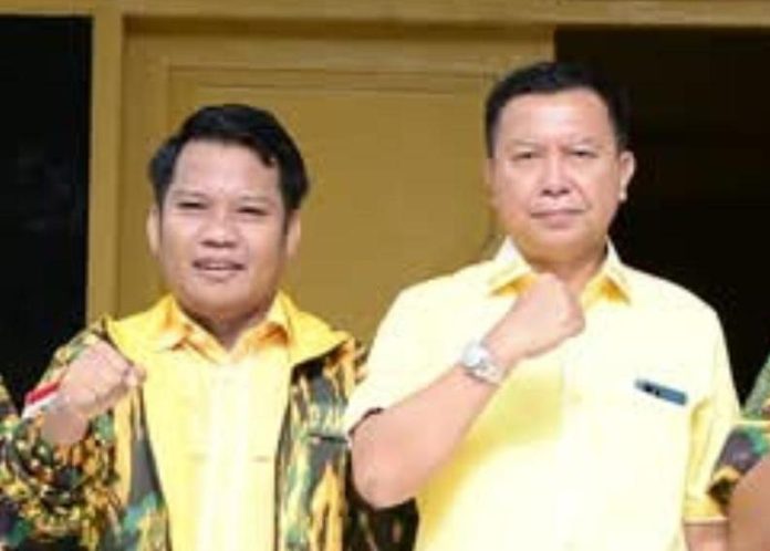 FOTO: Ketua AMPG Kabupaten Kepulauan Selayar, Devi Zulkifli dan H. Muh Basli Ali. (Istimewa)