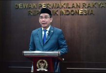 Sidang Pleno Pengujian Penjelasan Pasal 603 KUHP di MK, Rudianto Lallo Wakili DPR RI FOTO: Anggota Komisi III DPR RI Rudianto Lallo (Dok Partai Nasdem)