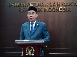 Sidang Pleno Pengujian Penjelasan Pasal 603 KUHP di MK, Rudianto Lallo Wakili DPR RI FOTO: Anggota Komisi III DPR RI Rudianto Lallo (Dok Partai Nasdem)