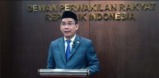 Sidang Pleno Pengujian Penjelasan Pasal 603 KUHP di MK, Rudianto Lallo Wakili DPR RI FOTO: Anggota Komisi III DPR RI Rudianto Lallo (Dok Partai Nasdem)