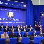 Anggota Ikatan Alumni Pesantren IMMIM Disandera Zionis Israel, Keanggotaan Indonesia di BoP Dipertanyakan FOTO: Board of Peace buatan Presiden AS Donald Trump perdamaian untuk Palestina beranggotakan negara negara islam dan Israel. (Dok. Seskab)