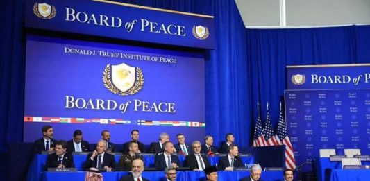 Anggota Ikatan Alumni Pesantren IMMIM Disandera Zionis Israel, Keanggotaan Indonesia di BoP Dipertanyakan FOTO: Board of Peace buatan Presiden AS Donald Trump perdamaian untuk Palestina beranggotakan negara negara islam dan Israel. (Dok. Seskab)