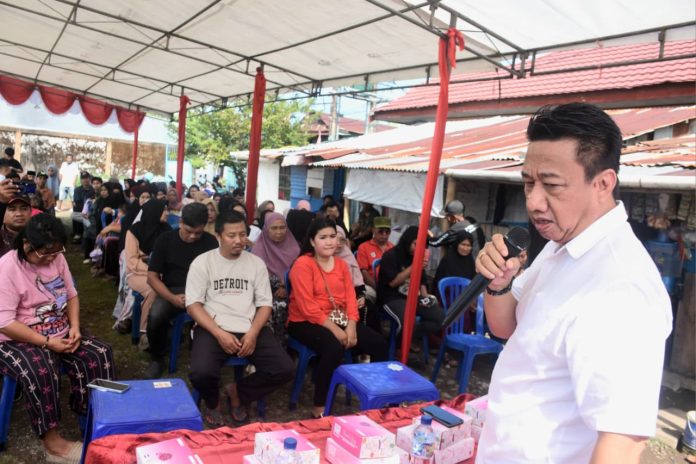 FOTO: Anggota DPRD Kota Makassar, William memulai reses kedua masa persidangan kedua tahun sidang 2025/2026 dengan menyapa warga di Utara Makassar tepatnya di Kecamatan Tallo, Rabu (20/5/2026). (Istimewa)