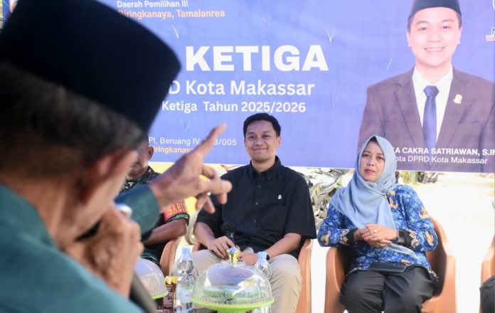 FOTO: Anggota DPRD Makassar, Andi Odhika Cakra Satriawan kembali menggelar reses ketiga masa persidangan ketiga tahun sidang 2025/2026, Rabu (20/5/2026). (Istimewa)