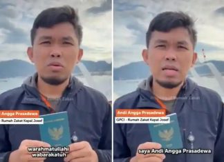 Soroti Penahanan Relawan Kemanusiaan Asal Luwu, KKLR Desak Diplomasi Serius Pemerintah FOTO: Relawan kemanusiaan asal Luwu, Andi Angga Prasadewa. (Tangkapan layar)