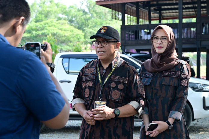 FOTO: Ilham Arief Sirajuddin dan Rachmatika Dewi (Cicu). Ketua dan Wakil Ketua KBPP Polri Sulawesi Selatan. (Istimewa)
