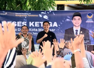 Dalam Sehari Andi Odhika Serap Aspirasi Masyarakat di Dua Titik Berbeda FOTO: Anggota DPRD Kota Makassar, Andi Odhika Cakra Satriawan melanjutkan reses ketiga masa persidangan ketiga tahun sidang 2025/2026 di Kecamatan Biringkanaya, Kamis (21/5/2026).