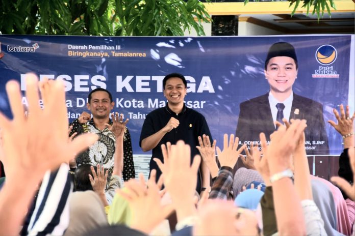 FOTO: Anggota DPRD Kota Makassar, Andi Odhika Cakra Satriawan melanjutkan reses ketiga masa persidangan ketiga tahun sidang 2025/2026 di Kecamatan Biringkanaya, Kamis (21/5/2026). FOTO: Anggota DPRD Kota Makassar, Andi Odhika Cakra Satriawan melanjutkan reses ketiga masa persidangan ketiga tahun sidang 2025/2026 di Kecamatan Biringkanaya, Kamis (21/5/2026).