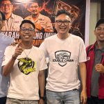 Hasil Muscab Pengcab: Irfan Qurniawan Nahkodai IOF Makassar Masa Bakti 2025–2030 FOTO: Irfan Qurniawan kedua dari kanan, Terpilih sebagai Ketua Pengcab IOF Makassar di hotel horison Makassar. Sabtu (23/5/2026).