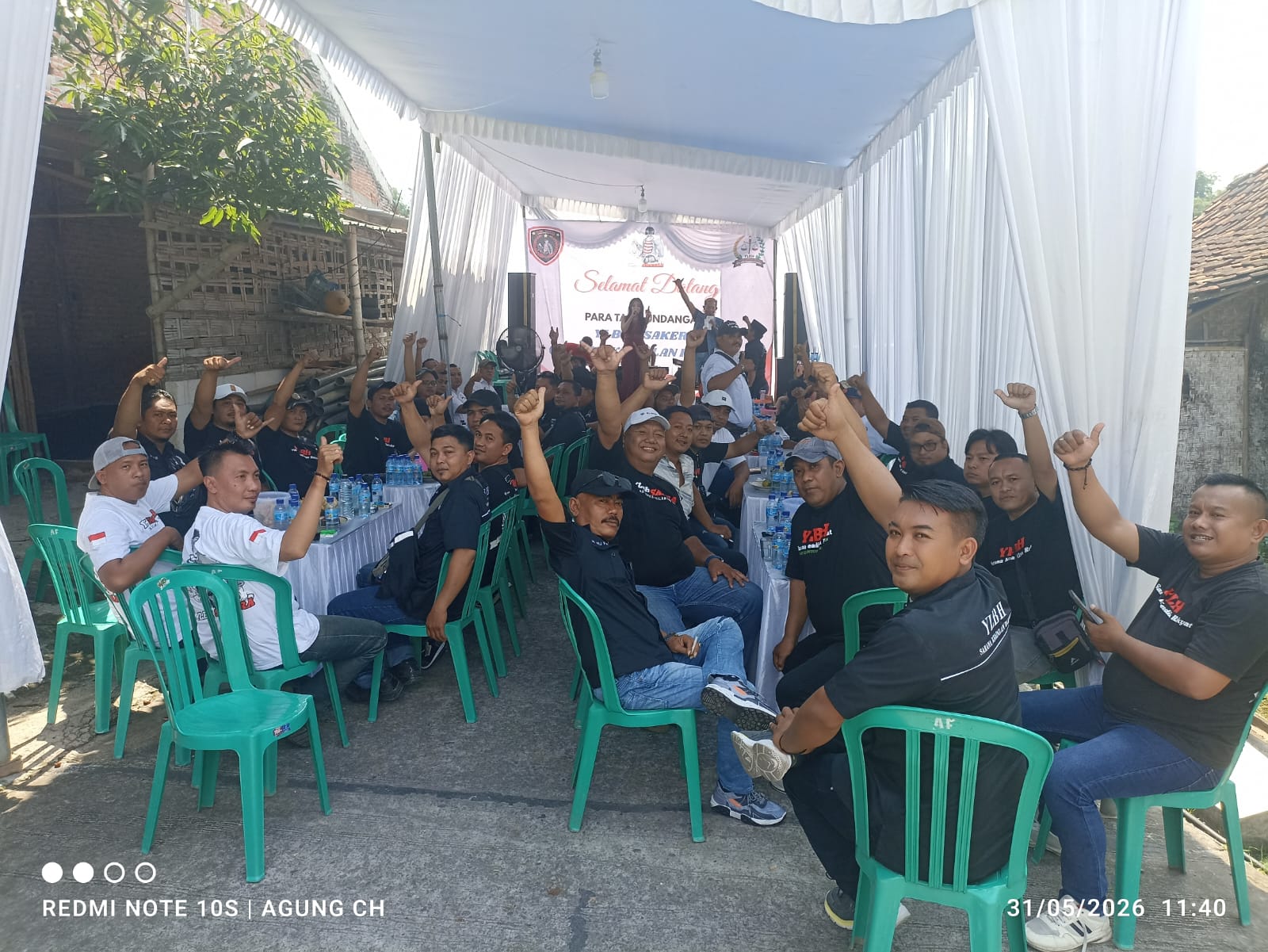 Pertemuan Rutin Bulanan YLBH Sakera DPC Kabupaten Mojokerto di Kediaman Adi Basir, Desa Mojokusumo, Kecamatan Kemlagi, Kabupaten Mojokerto. (Senin, 31 Mei 2026) Foto: Agung Ch