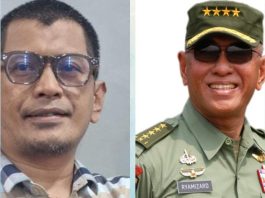 Mantan KSAD Wafat, Illank Radjab: Saya Tumbuh dalam Bimbingan Jenderal Ryamizard Ryacudu FOTO: Ketua Umum Lembaga Study Hukum dan Advokasi Rakyat (LASKAR) Sulawesi Selatan, Illank Radjab, S.H., dan Mantan Menteri Pertahanan Republik Indonesia, Jenderal TNI (Purn) Ryamizard Ryacudu. (Kolase)