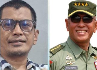 Mantan KSAD Wafat, Illank Radjab: Saya Tumbuh dalam Bimbingan Jenderal Ryamizard Ryacudu FOTO: Ketua Umum Lembaga Study Hukum dan Advokasi Rakyat (LASKAR) Sulawesi Selatan, Illank Radjab, S.H., dan Mantan Menteri Pertahanan Republik Indonesia, Jenderal TNI (Purn) Ryamizard Ryacudu. (Kolase)