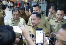 Rapat Bersama Komisi II DPR RI, Mendagri Bahas PPPK FOTO: Mendagri Tito Karnavian saat memberikan keterangan pers kepada media. (Dok Kemendagri)
