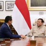 Bertemu Presiden Menteri PKP Laporkan Perkembangan Pelaksanaan Program Bedah Rumah FOTO: Presiden Prabowo Subianto menerima Menteri Perumahan dan Kawasan Permukiman (PKP), Maruarar Sirait di Istana Merdeka pada Selasa sore, 9 Juni 2026. (Seskab)