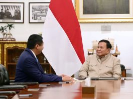 Bertemu Presiden Menteri PKP Laporkan Perkembangan Pelaksanaan Program Bedah Rumah FOTO: Presiden Prabowo Subianto menerima Menteri Perumahan dan Kawasan Permukiman (PKP), Maruarar Sirait di Istana Merdeka pada Selasa sore, 9 Juni 2026. (Seskab)