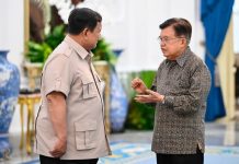 JK dan Solihin Kalla Bertemu Presiden Prabowo di Istana FOTO: Presiden Prabowo Terima Wakil Presiden ke-10 dan ke-12 RI Jusuf Kalla, Istana Merdeka, 11 Juni 2026. (Tangkapan layar Youtube Sekretariat Presiden).