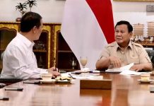 Hadapi Iklim El Nino Godzill, Presiden Panggil Mentan ke Istana Merdeka FOTO: Presiden Prabowo Subianto memanggil Menteri Pertanian (Mentan) Andi Amran Sulaiman di Istana Merdeka, Jakarta, pada Kamis, 18 Juni 2026. (Seskab)