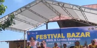 Program MBG Presiden Sudah Setahun, Mantan PB HMI Gelar Festival Edukasi Anak, Irzan: Untuk Melihat Hasilnya FOTO: Festival Bazar MBG berlangsung di kawasan Pantai Indah Bosowa, Tanjung Bunga, Kota Makassar pada Minggu (31/6/2026). (Istimewa)