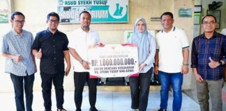 Website Pemprov Sulsel 404, Usai Beritakan Gubernur Beri Bantuan Senilai Rp1 Miliar ke RS Syekh Yusuf Gowa FOTO: Hasil tangkap layar dari laman resmi website pemerintah provinsi sulawesi selatan.