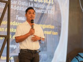 Dr Andi Cibu Mattingara Ajak Keluarga Besar Jaga Persaudaraan dan Persatuan FOTO: Ketua kerukunan keluarga Addatuang Sawitto XIX, Dr Andi Cibu SH MH