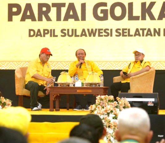 Jadwal Musda Golkar Sulsel Belum Jelas, Masa Bakti DPD II akan Berakhir, Bakal ada Plt? FOTO: Pengurus DPD I Golkar Sulsel saat menggelar konsolidasi kader Dapil 3 di Watansoppeng, Sejak Jumat hingga Sabtu (16/5/2026). (Ist)