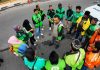 Medan Makin Aman, Pengemudi Ojol Nyaman Bekerja Menafkahi Keluarga FOTO: Komunitas Ojol Medan. (ist)