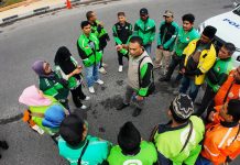 Medan Makin Aman, Pengemudi Ojol Nyaman Bekerja Menafkahi Keluarga FOTO: Komunitas Ojol Medan. (ist)
