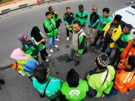 Medan Makin Aman, Pengemudi Ojol Nyaman Bekerja Menafkahi Keluarga FOTO: Komunitas Ojol Medan. (ist)