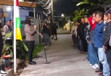 Cegah Balap Liar dan Gangguan Kamtibmas di Wilayah Hukumnya, Polsek Panakkukang Gelar Patroli Gabungan FOTO: Kapolsek Panakkukang, Kompol Hj. Ema Ratna, AR, S.H., didampingi Wakapolsek Panakkukang AKP Winarno, Yang Ditingkatkan (KRYD) Operasi Cipta Kondisi (Cipkon) Malam Minggu pada Sabtu malam (06/06/2026) pukul 22.00 WITA.