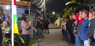 Cegah Balap Liar dan Gangguan Kamtibmas di Wilayah Hukumnya, Polsek Panakkukang Gelar Patroli Gabungan FOTO: Kapolsek Panakkukang, Kompol Hj. Ema Ratna, AR, S.H., didampingi Wakapolsek Panakkukang AKP Winarno, Yang Ditingkatkan (KRYD) Operasi Cipta Kondisi (Cipkon) Malam Minggu pada Sabtu malam (06/06/2026) pukul 22.00 WITA.