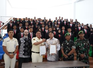 PPI Makassar Kukuhkan Anggota, Pererat Kerja Sama Internasional dengan Alliance Française FOTO: Purna Paskibraka Indonesia (PPI) Kota Makassar secara resmi menerima dan mengukuhkan Anggota Purna Paskibraka Indonesia Kota Makassar Tahun 2026. (Ist)