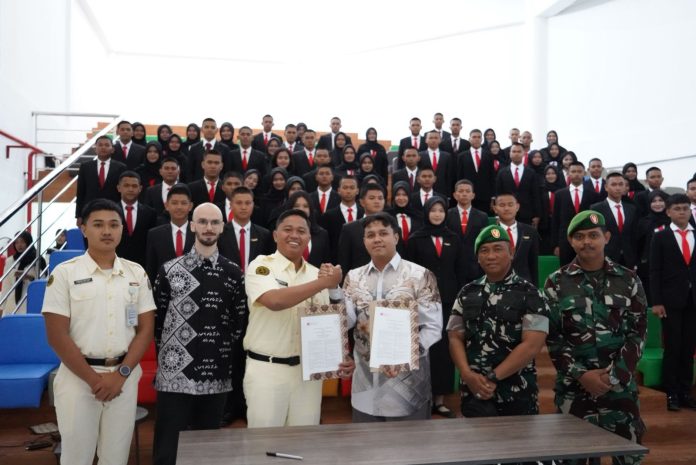 FOTO: Purna Paskibraka Indonesia (PPI) Kota Makassar secara resmi menerima dan mengukuhkan Anggota Purna Paskibraka Indonesia Kota Makassar Tahun 2026. (Ist) 
