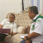 Bupati Lutim dan BPP DOB Luwu Raya Bahas Tahapan Pembentukan Daerah Otonomi Baru FOTO: Bupati Irwan Bachri Syam dan Ir. H. Hasbi Syamsu Ali, MM, Koordinator Wilayah BPP DOB Provinsi Luwu Raya. (ist)