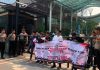 Logis 08 Geruduk KPK dan Kantor Pusat BRI, Minta Penetapan Tersangka Kasus BRI-Telkom Ket Foto: Massa Aksi Logis 08 Demonstrasi di Depan Gedung KPK RI, Kamis (11/06).