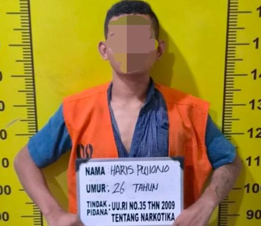 Polresta Deli Serdang Ungkap Kasus Peredaran Narkotika Jenis Sabu di Lubuk Pakam FOTO: Seorang pria berinisial HPS (26) berhasil diamankan karena diduga terlibat dalam tindak pidana penyalahgunaan dan peredaran narkotika jenis sabu. (Ist)