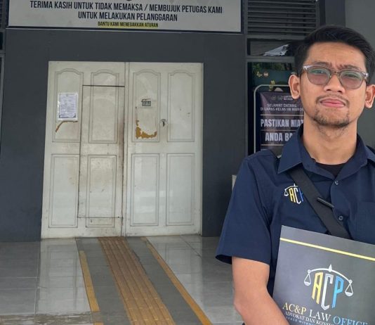 15 Bulan Tanpa Kepastian Hukum, AC&P Law Office Desak Evaluasi Kinerja Penyidik Kasus Dana Umrah FOTO: Bakti Kurniaji, S.H., Tim Kuasa Hukum Pelapor dari AC&P Law Office.