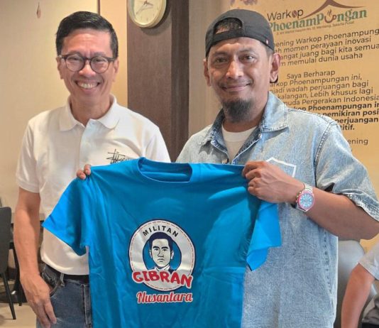 Andi Aswan dan Illank Radjab Sepakat Besarkan Militan Gibran Nusantara di Sulawesi Selatan FOTO: Penggerak Militan Gibran Nusantara, Andi Aswan bersama Illank Radjab, S.H.,